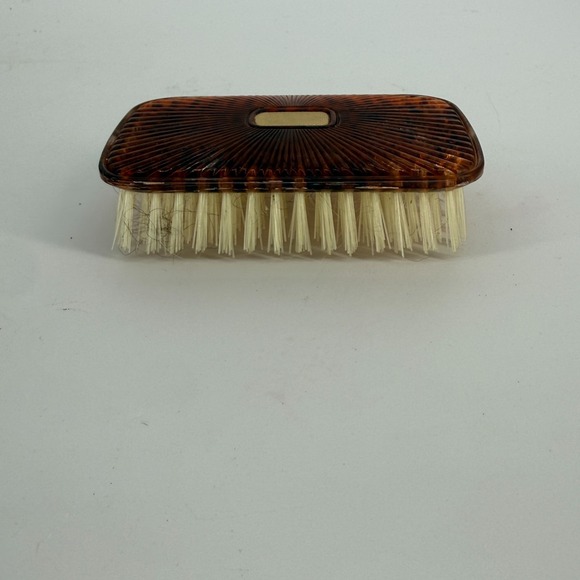 Vintage MCM Pro-Phy-Lac-Tic Bristle Brush made in USA Brown Gold Lint Shoe - Picture 3 of 7